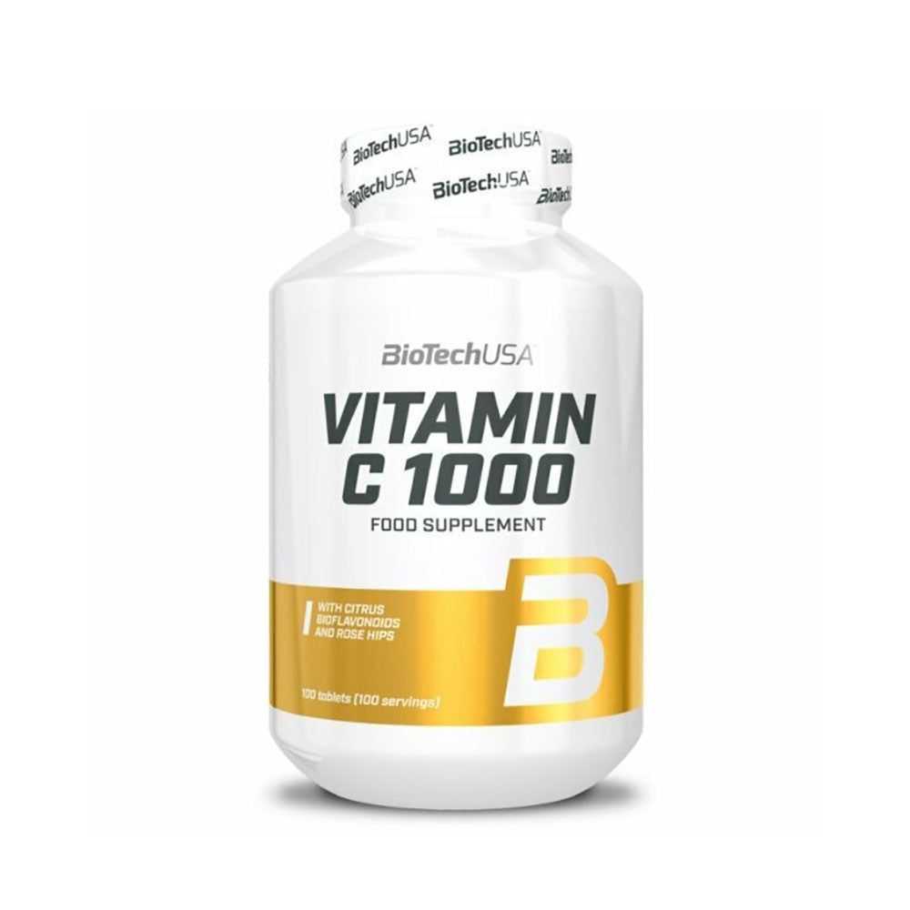 Biotech USA Vitamin C 1000 Bioflavonoids & Rose Hips 1000mg, 100 ταμπλέτες