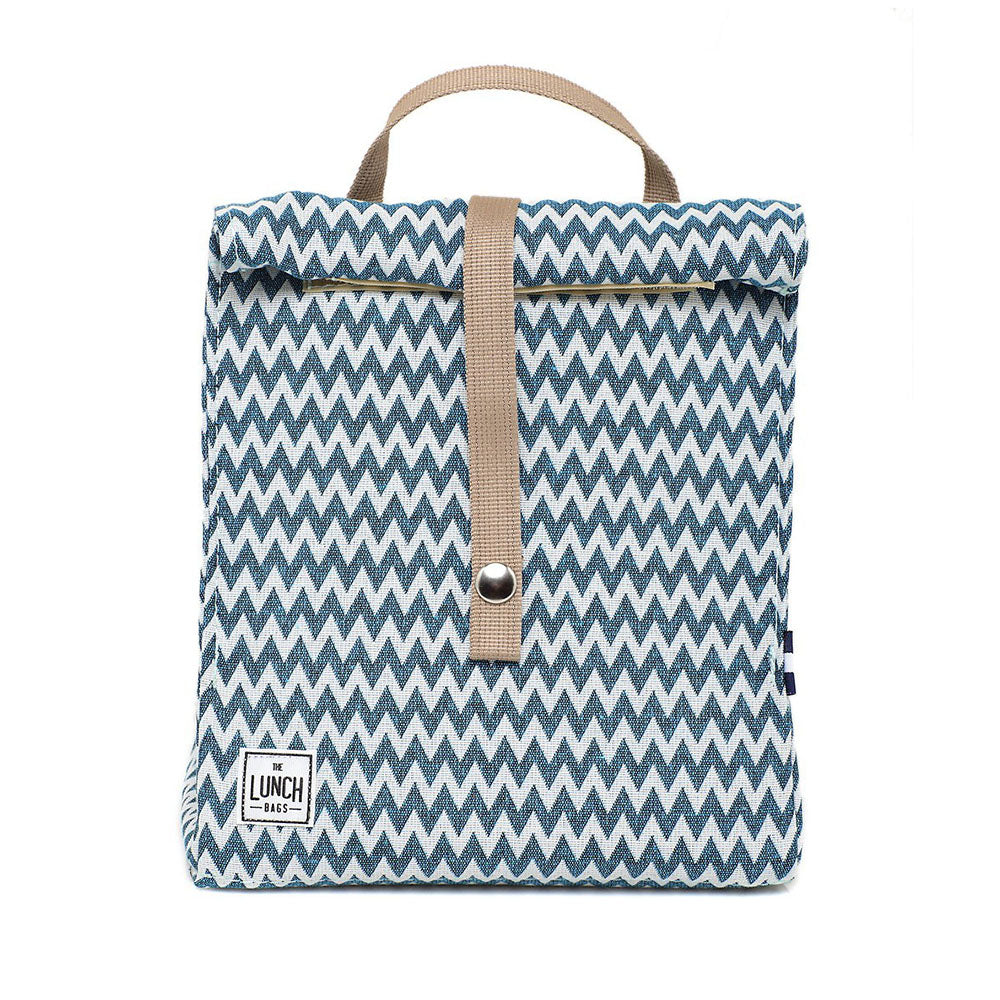 The Lunch Bags Original Blue Waves Isothermal Bag 5lt