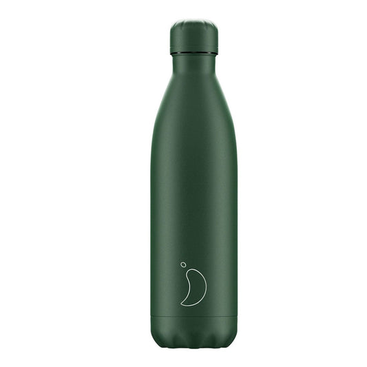 Chilly's Monochrome All Green Bottle Thermos 0.75lt