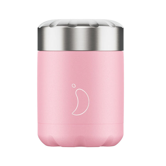 Chilly's Thermos Stainless Steel Food Container Pastel Pink 300ml