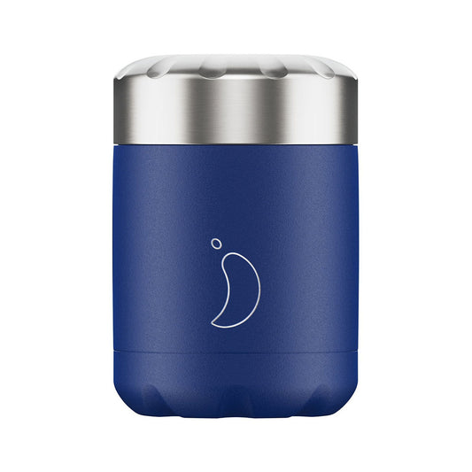 Chilly's Thermos Stainless Steel Food Container Matte Blue 300ml