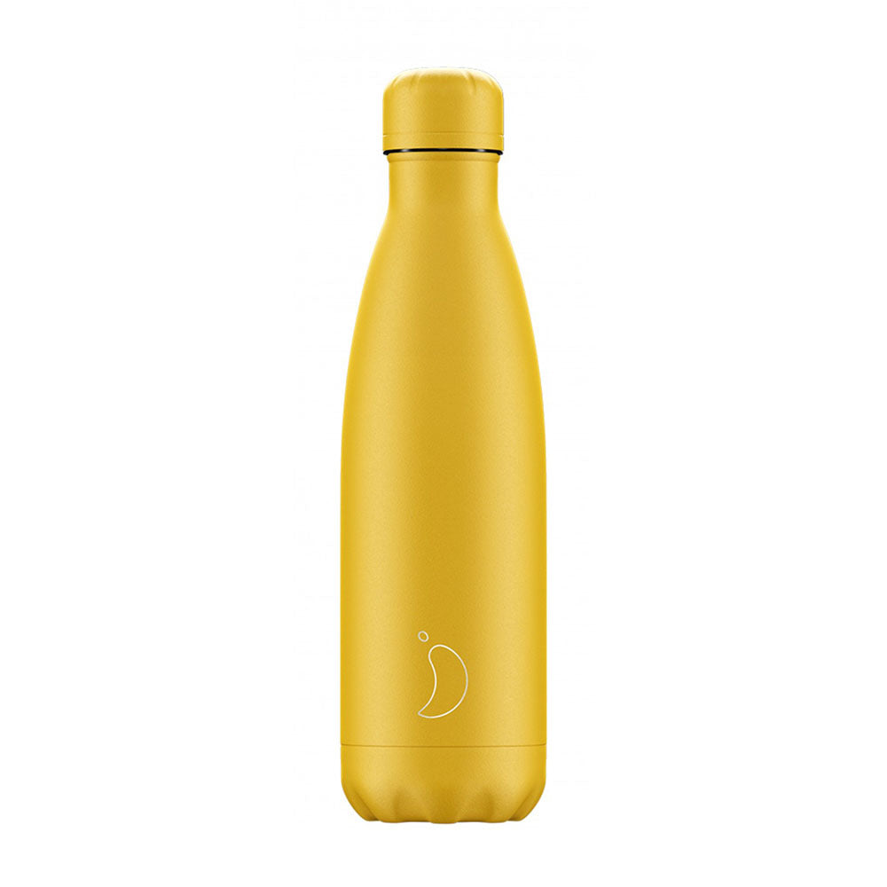 Chilly's Monochrome Μπουκάλι Θερμός All Burnt Yellow 0.5lt