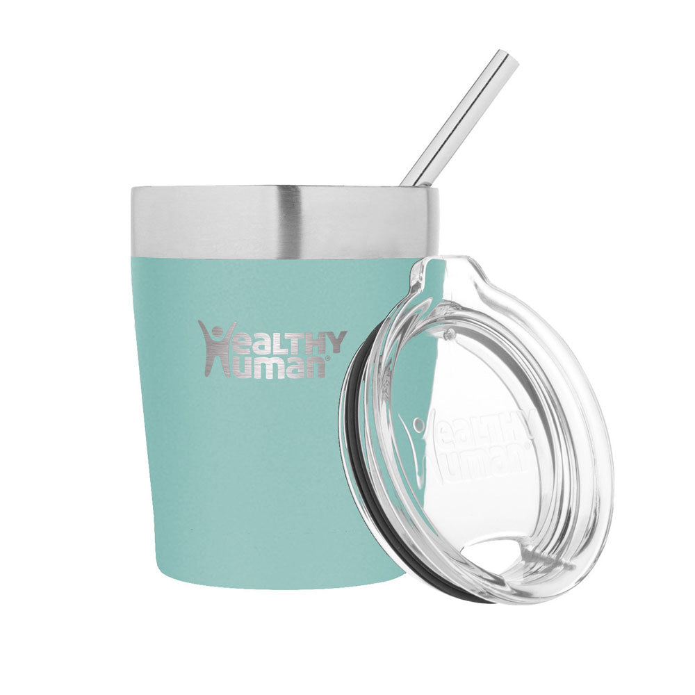 Healthy Human Cruiser Tumbler Neo Mint Thermos Cup with Straw 0.35lt