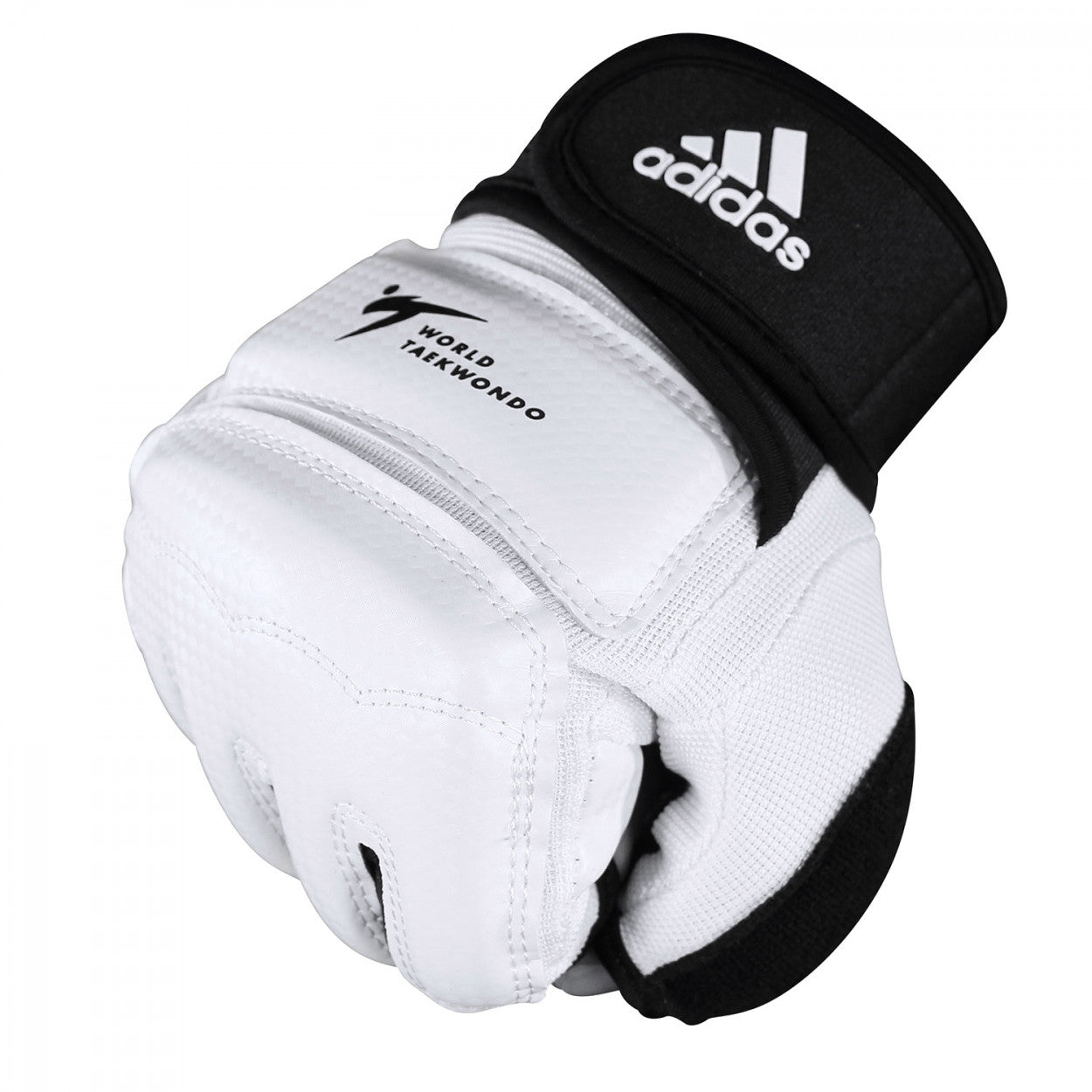adidas FIGHTING Taekwondo WT Handguards, White/Black