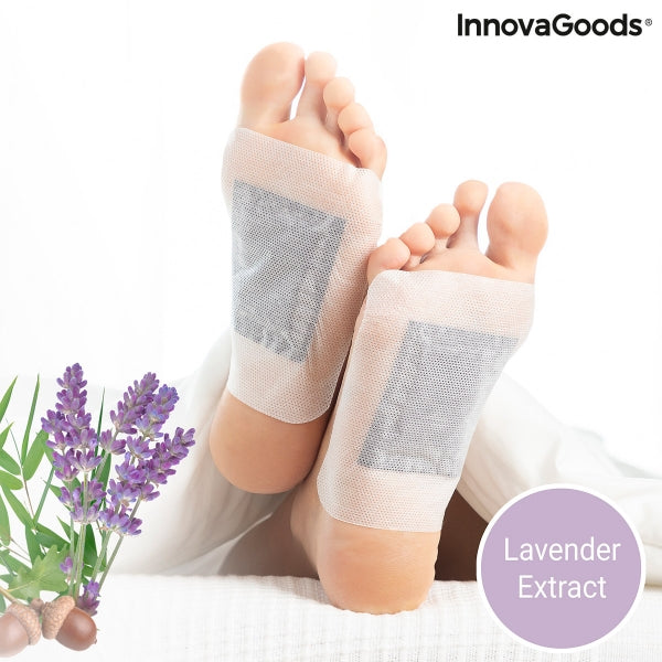 InnovaGoods Lavender Foot Detox Patch x10