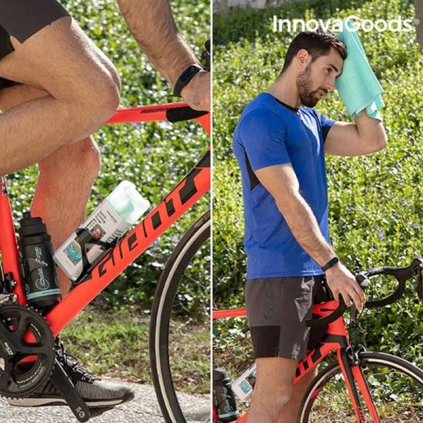 InnovaGoods instant cooling sports towel with ice effect