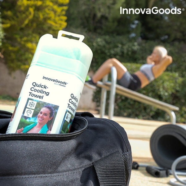 InnovaGoods instant cooling sports towel with ice effect