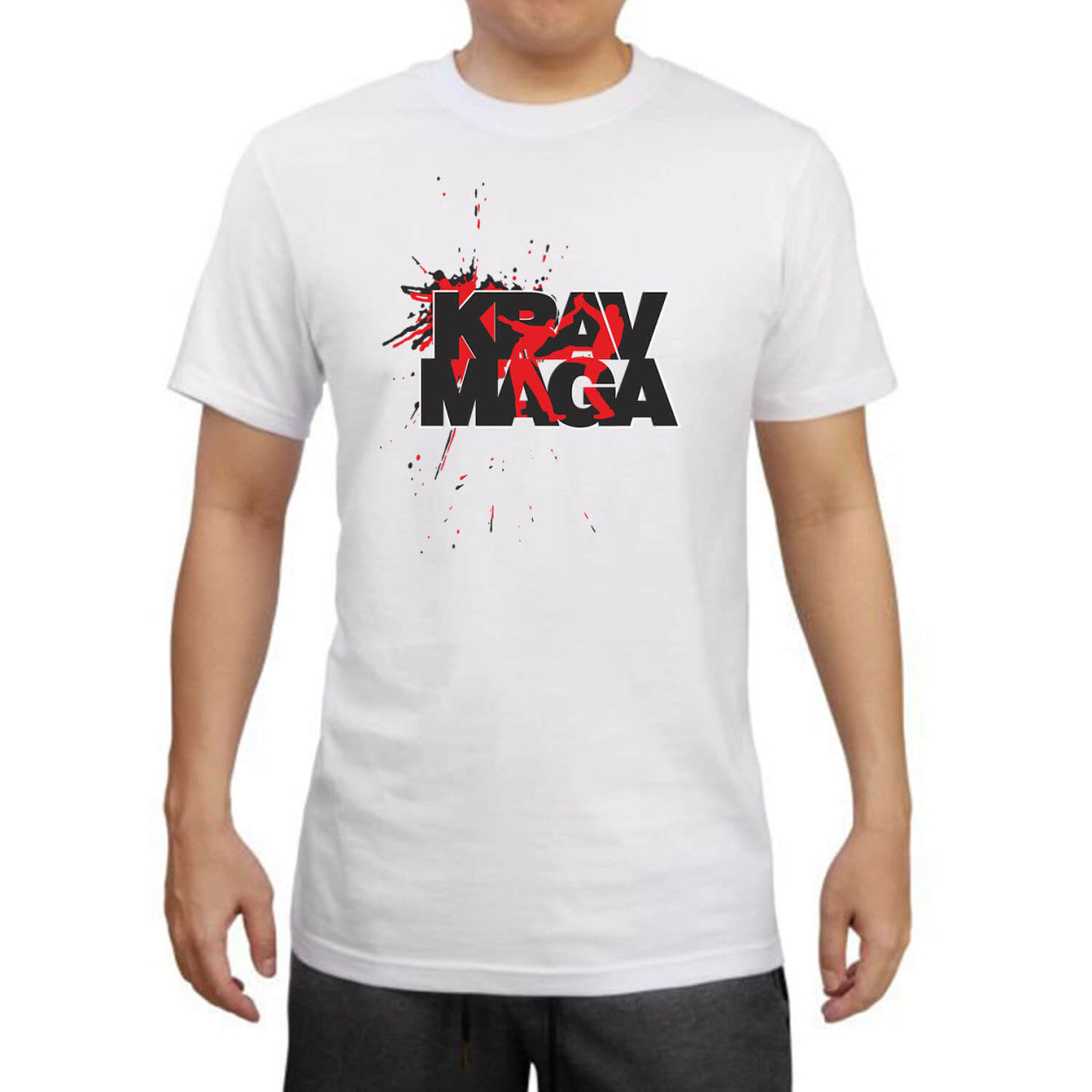 T-shirt Cotton KRAV MAGA Splatter
