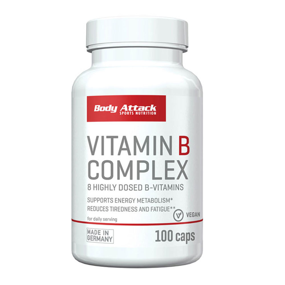 Body Attack Vitamin B Complex (100 Κάψουλες)