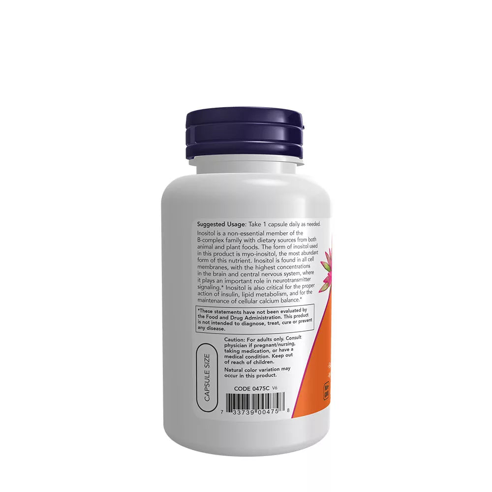 Now Foods Inositol 500mg 100 κάψουλες