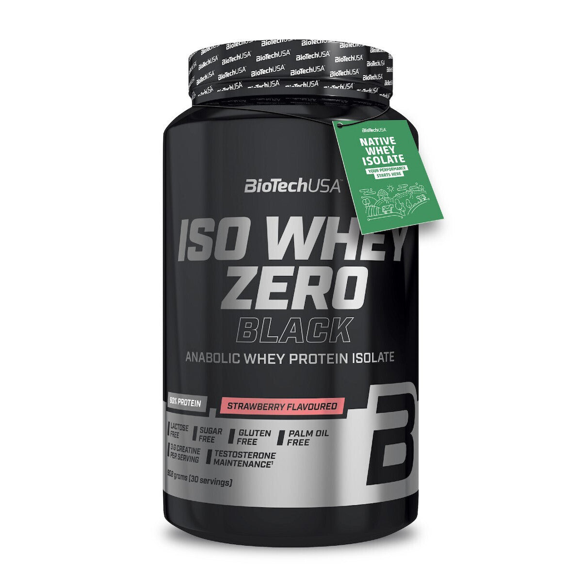 Biotech USA Iso Whey Zero Black Πρωτεΐνη Ορού Γάλακτος Χωρίς Γλουτένη & Λακτόζη 908gr