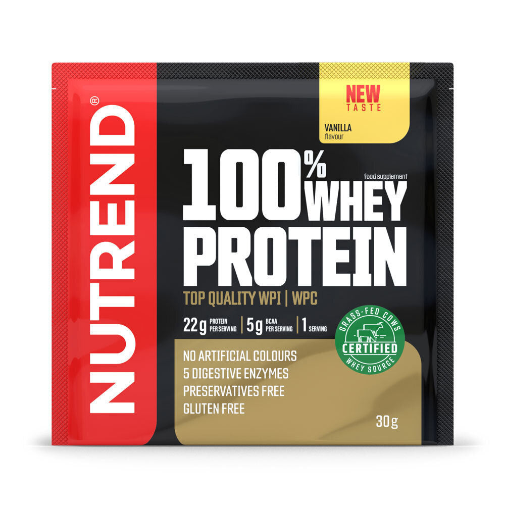 Nutrend 100% Whey Protein Vanilla 30g