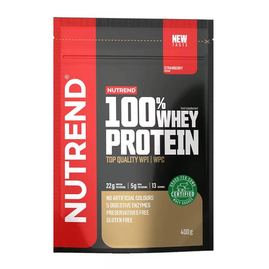 Nutrend 100% Whey Πρωτεΐνη Ορού Γάλακτος Χωρίς Γλουτένη 400gr