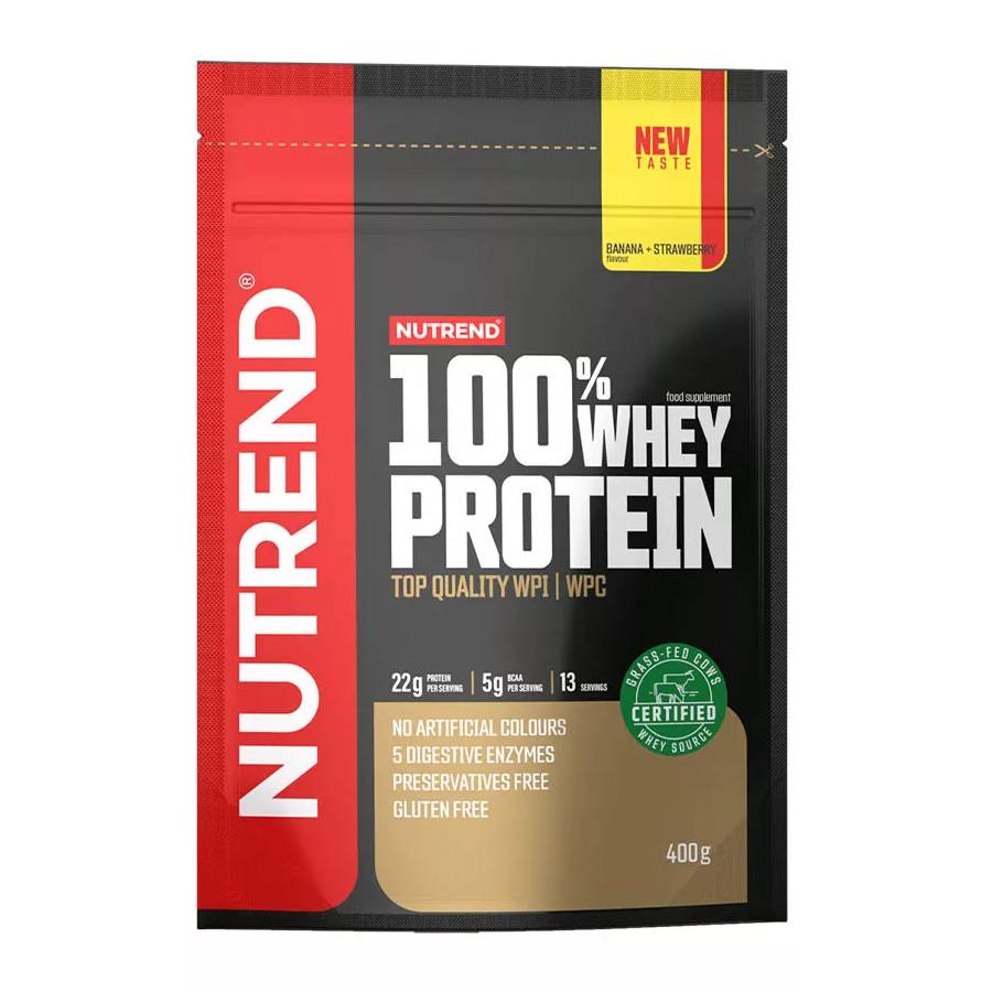 Nutrend 100% Whey Πρωτεΐνη Ορού Γάλακτος Χωρίς Γλουτένη 400gr