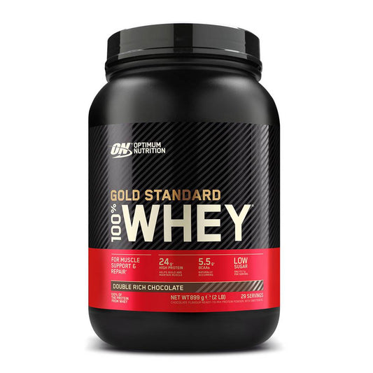 Optimum Nutrition Gold Standard 100% Whey Πρωτεΐνη Ορού Γάλακτος με Γεύση Double Rich Chocolate 900gr