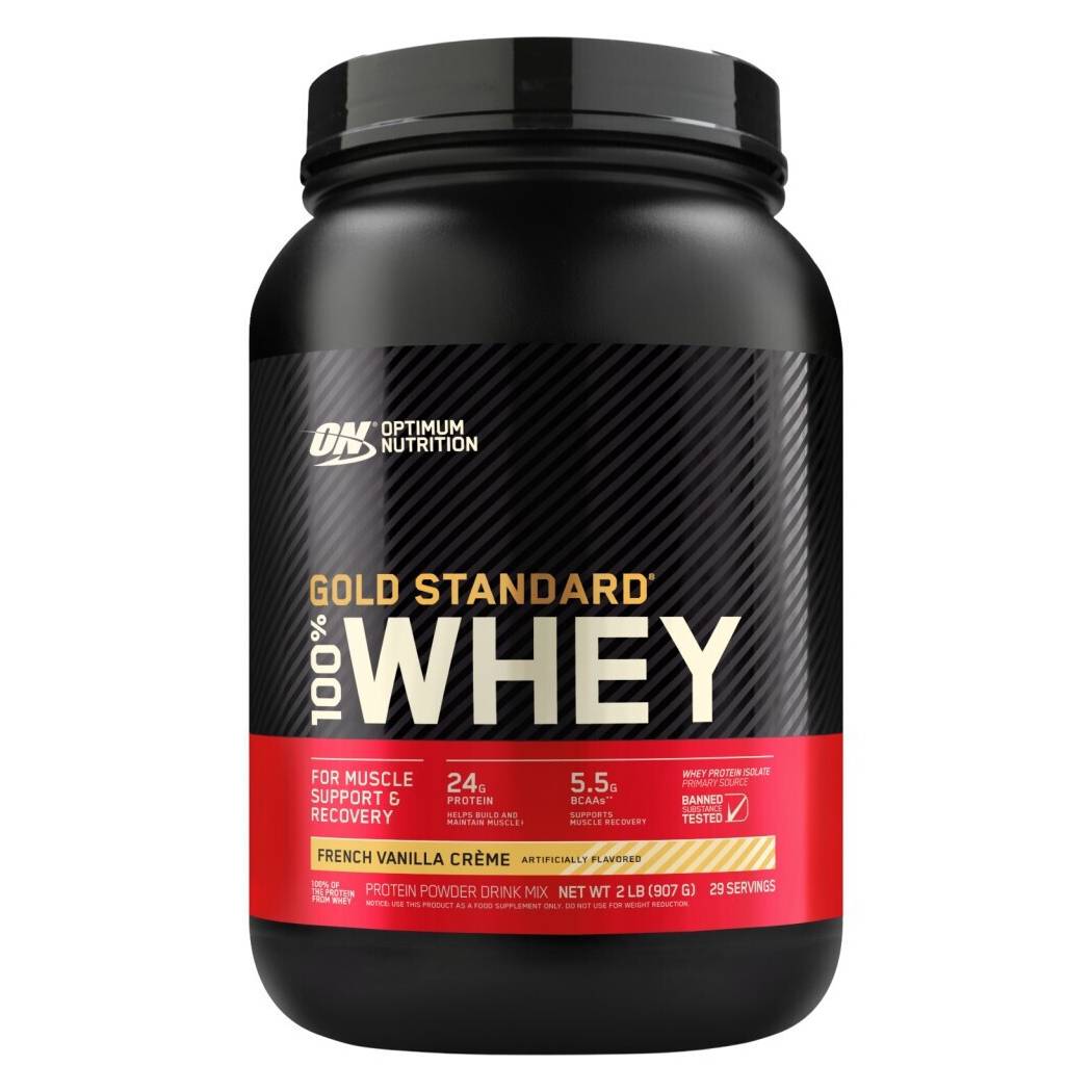 Optimum Nutrition Gold Standard 100% Whey Πρωτεΐνη Ορού Γάλακτος με Γεύση French Vanilla Cream 900gr