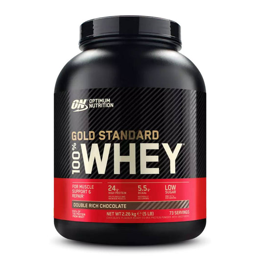 Optimum Nutrition Gold Standard 100% Whey Πρωτεΐνη Ορού Γάλακτος με Γεύση Double Rich Chocolate 2.26kg