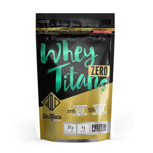 GoldTouch Nutrition Whey Titans Zero Πρωτεΐνη Ορού Γάλακτος Χωρίς Γλουτένη με Γεύση Σοκολάτα 908gr