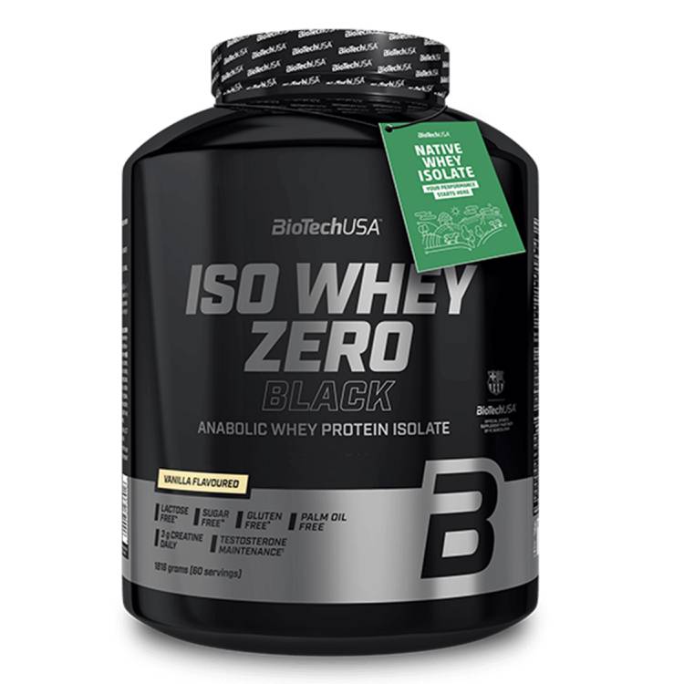 Biotech USA Iso Whey Zero Black Πρωτεΐνη Ορού Γάλακτος Χωρίς Γλουτένη & Λακτόζη 1.816kg