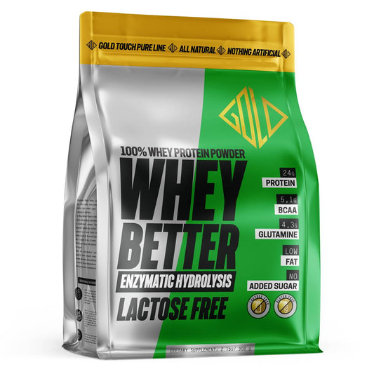 GoldTouch Nutrition Whey Better HydroProtein 80% Πρωτεΐνη Ορού Γάλακτος Χωρίς Γλουτένη & Λακτόζη με Γεύση Chocolate 908gr