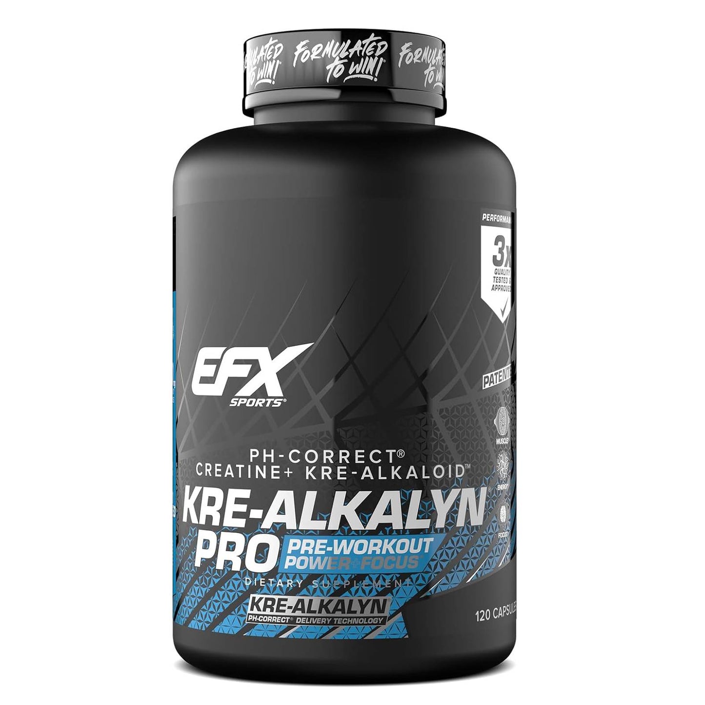 EFX Sports Kre-Alkalyn® Pro , 120 Κάψουλες
