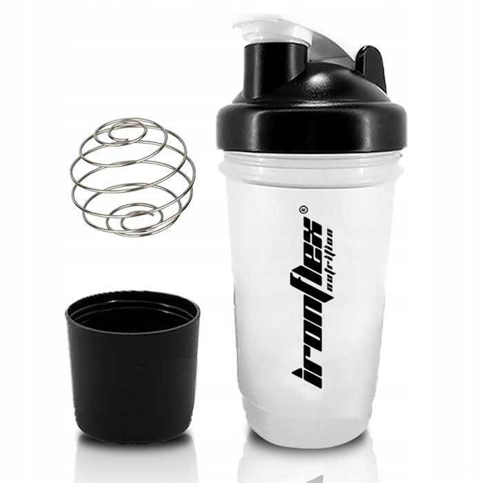 IronFlex Premium Shaker Πρωτεΐνης 500ml Πλαστικό Διάφανο