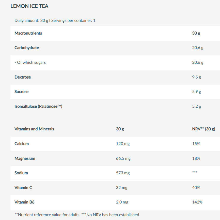 BioTech USA IsoTonic Hydrate & Energize (600g) – Lemon Ice Tea