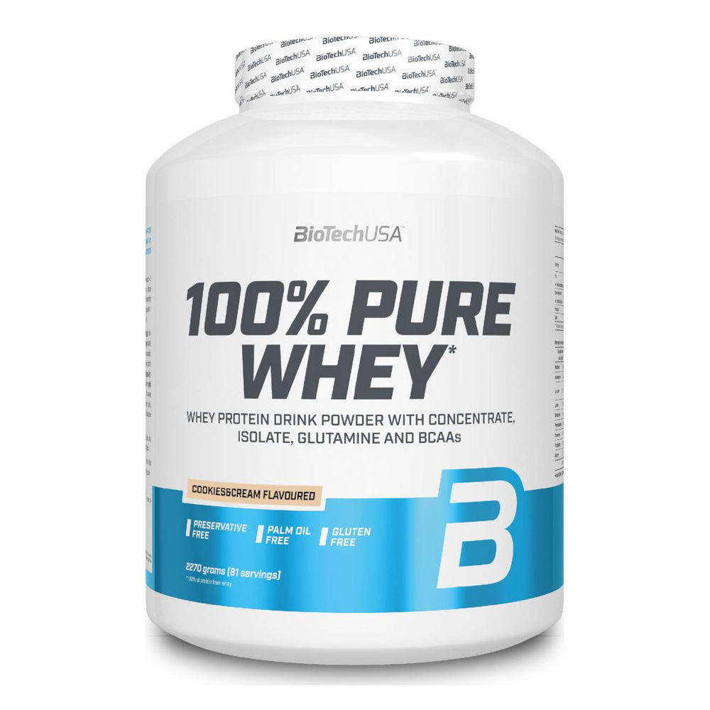 BioTechUSA 100% Pure Whey (2,27kg) + Biotech Creatine 300gr