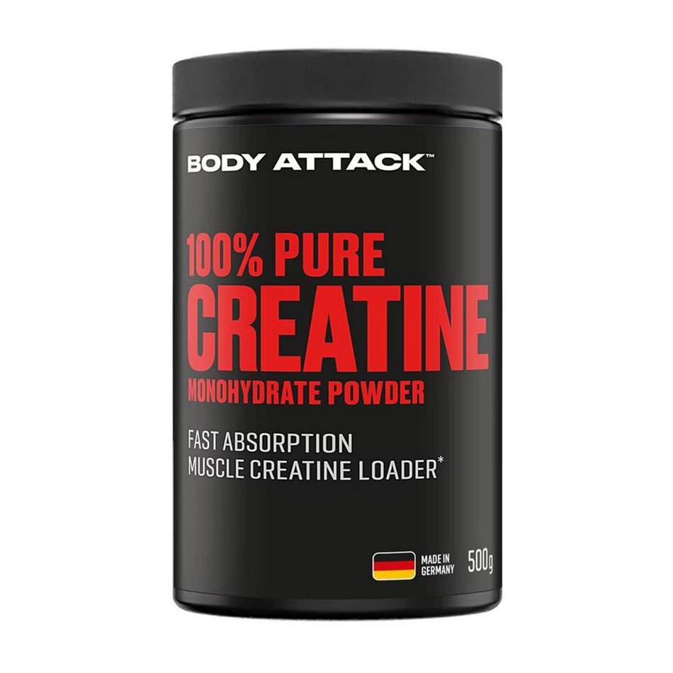 Body Attack 100% Pure Creatine Μονοϋδρική Κρεατίνη Unflavoured 500gr