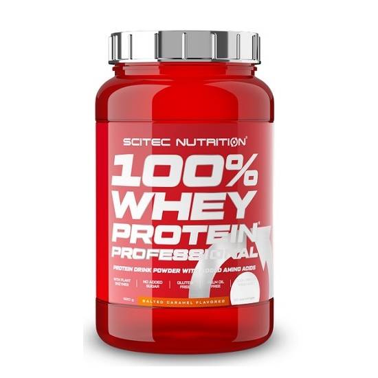 Scitec Nutrition 100% Whey Professional with Added Amino Acids Πρωτεΐνη Ορού Γάλακτος Χωρίς Γλουτένη 920gr