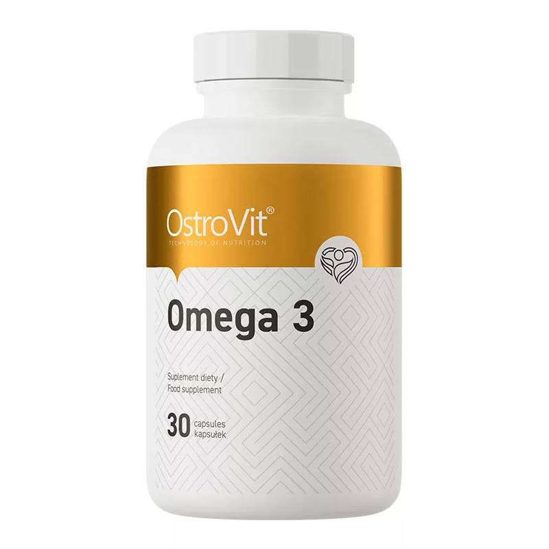 OstroVit Omega 3 – Καθαρά Ιχθυέλαια Υψηλής Ποιότητας 30 κάψουλες