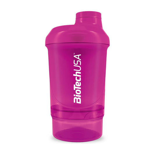 BioTech USA Wave+ Nano Shaker (300ml) – Purple