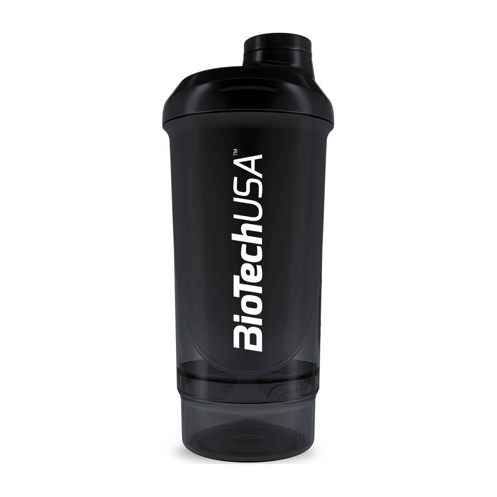 Biotech USA Wave+ Compact Shaker Πρωτεΐνης 500ml (+150ML) Πλαστικό