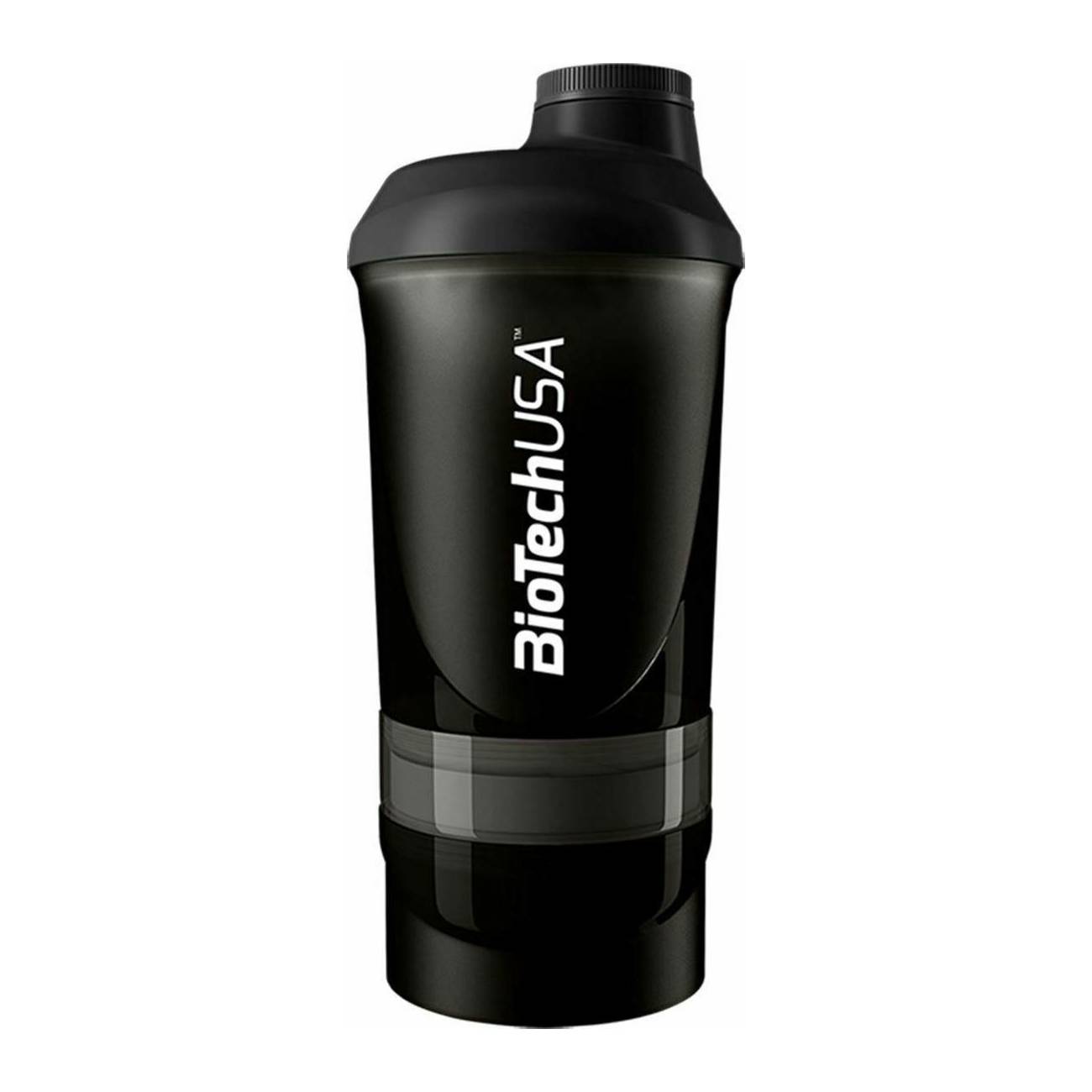 Biotech USA Wave Shaker Πρωτεΐνης 600ml Πλαστικό (+200ml+150ml)