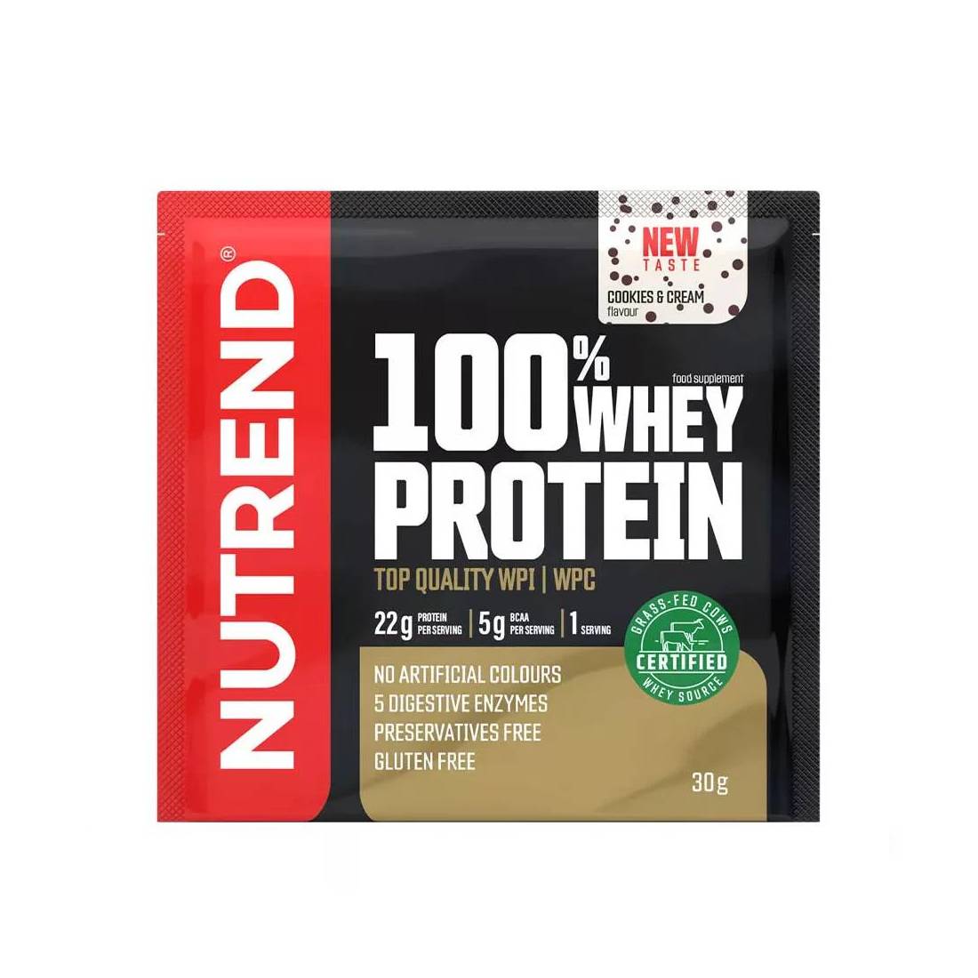 Nutrend 100% Whey Protein 30g