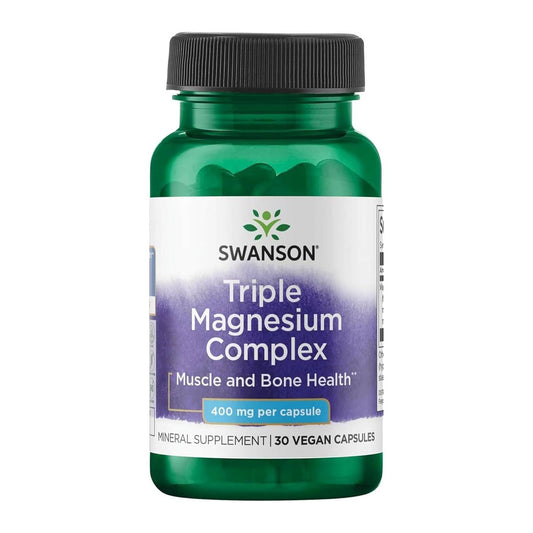 Swanson Triple Magnesium Complex 400mg 30 κάψουλες