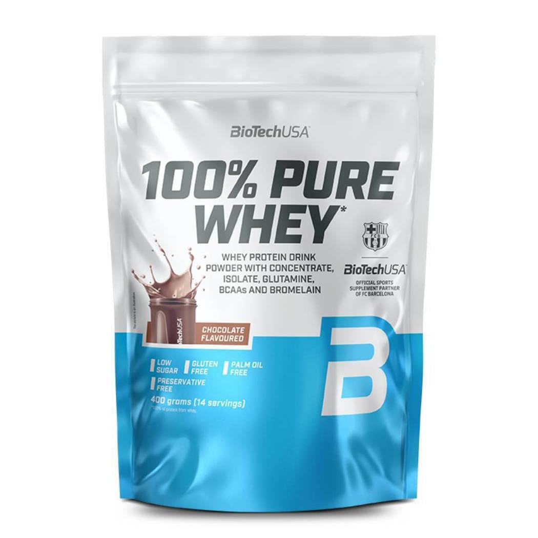 BioTechUSA 100% Pure Whey (400g) – Premium Πρωτεΐνη Ορού Γάλακτος