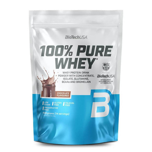 BioTechUSA 100% Pure Whey (400g) – Premium Πρωτεΐνη Ορού Γάλακτος