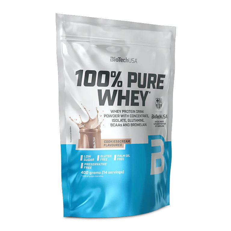 BioTechUSA 100% Pure Whey (400g) – Premium Πρωτεΐνη Ορού Γάλακτος