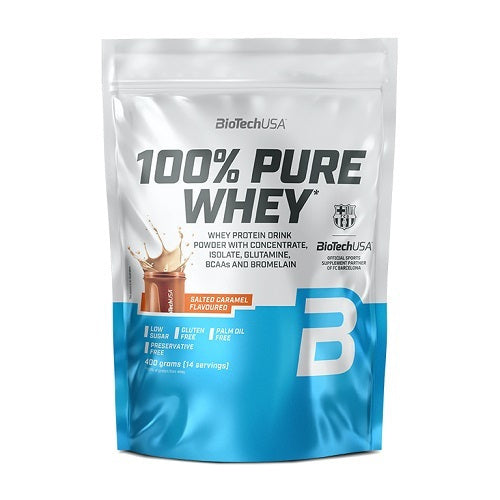 BioTechUSA 100% Pure Whey (400g) – Premium Πρωτεΐνη Ορού Γάλακτος