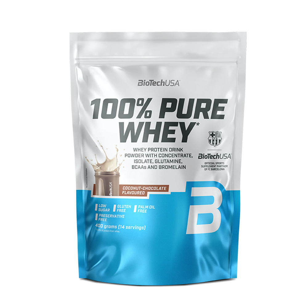 BioTechUSA 100% Pure Whey (400g) – Premium Πρωτεΐνη Ορού Γάλακτος