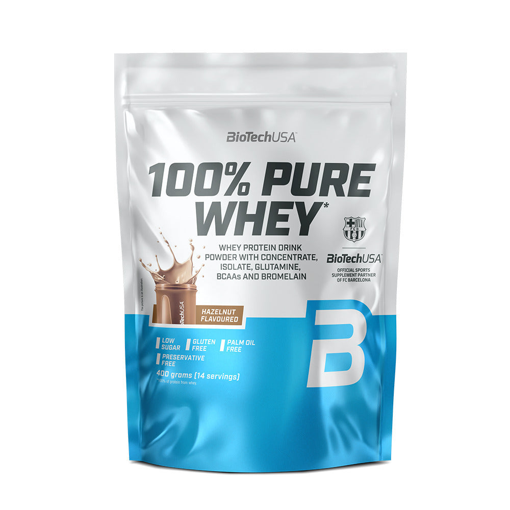 BioTechUSA 100% Pure Whey (400g) – Premium Πρωτεΐνη Ορού Γάλακτος