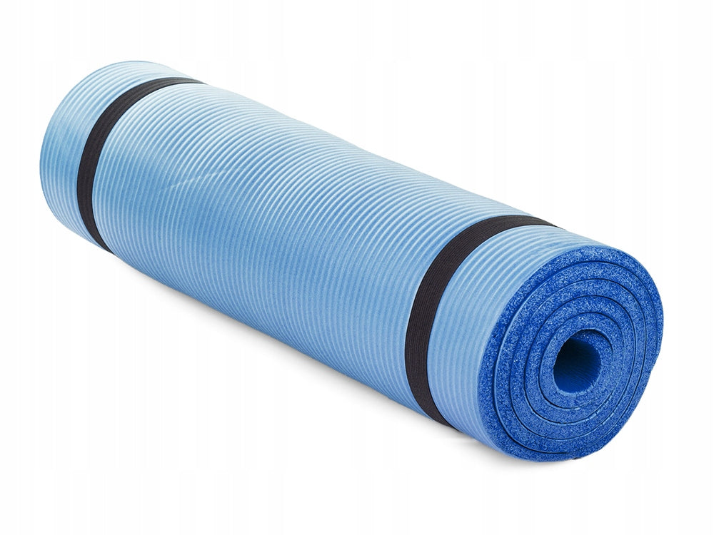 Στρώμα Γυμναστικής Yoga/Pilates, Μπλε (180x60x1cm)