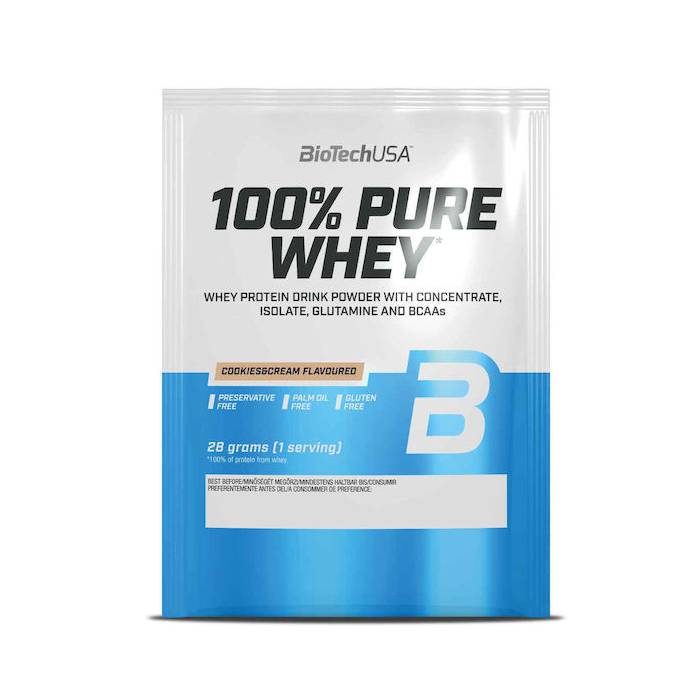 BioTechUSA 100% Pure Whey (28g) – Premium Πρωτεΐνη Ορού Γάλακτος