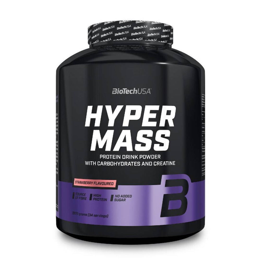 Biotech USA Hyper Mass Drink Powder 2.27kg + Biotech Shaker 600ml