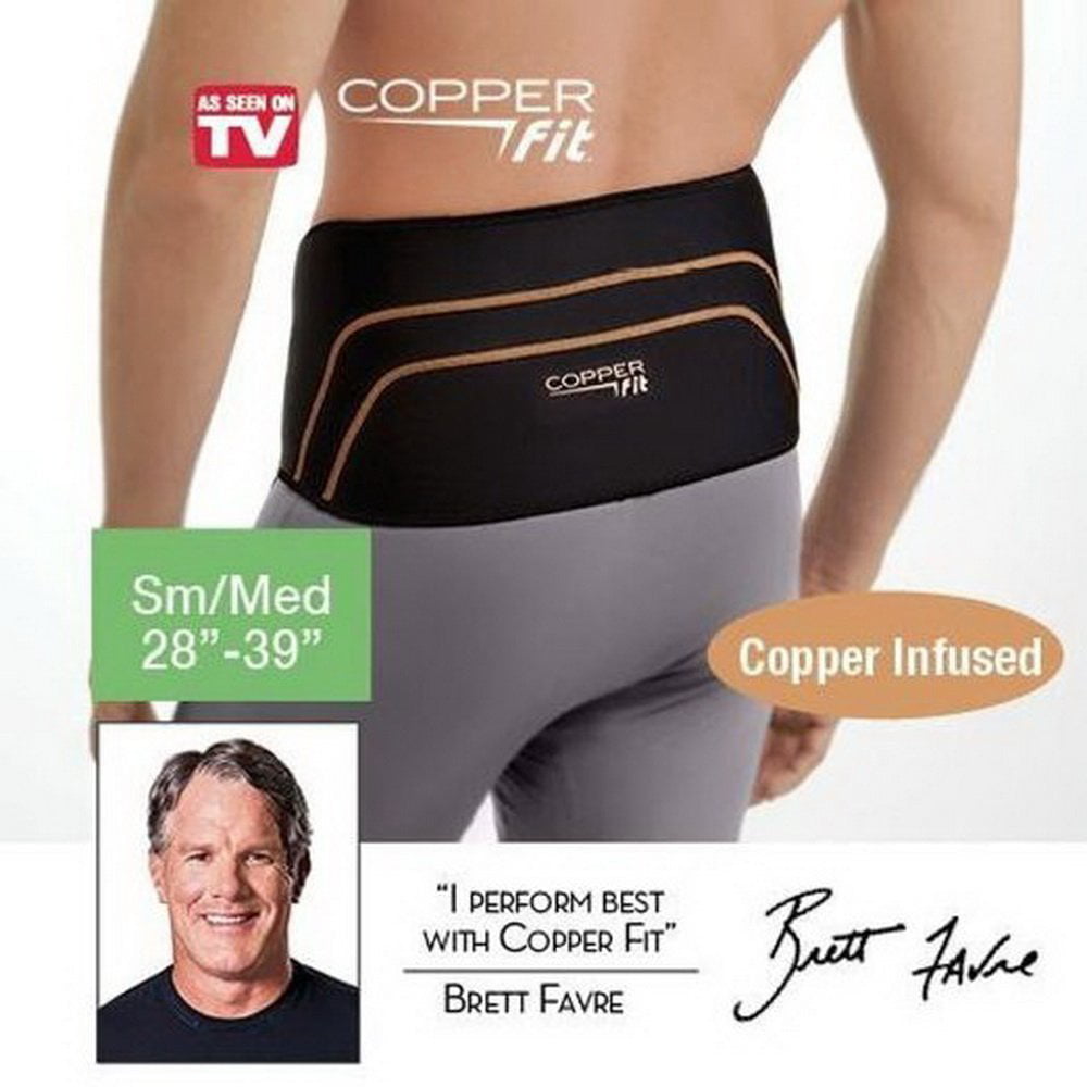 Ζώνη υποστήριξης μέσης Copper Fit Back Pro, Μαύρο