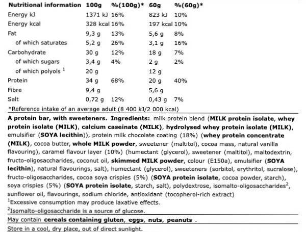 Optimum Nutrition Whipped Μπάρα με 20gr Πρωτεΐνης & Γεύση Καραμέλα Σοκολάτα 60gr