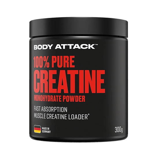 Body Attack 100% Pure Creatine Μονοϋδρική Κρεατίνη Unflavoured 300gr