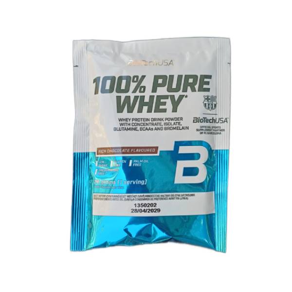 BioTechUSA 100% Pure Whey (28g) – Premium Πρωτεΐνη Ορού Γάλακτος