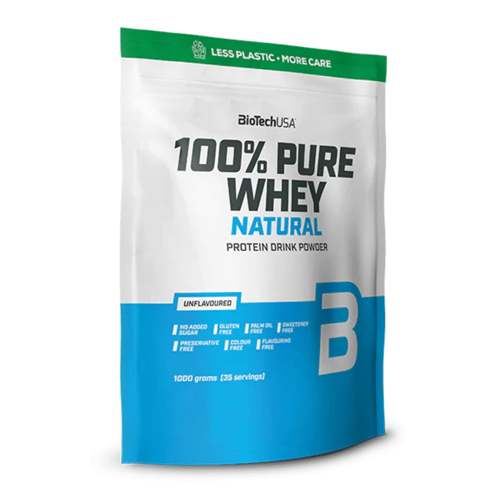 BioTechUSA 100% Pure Whey (1kg) – Premium Πρωτεΐνη Ορού Γάλακτος